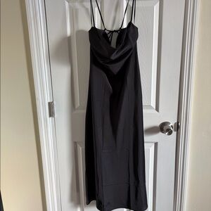 Old Navy satin cowl neck dress